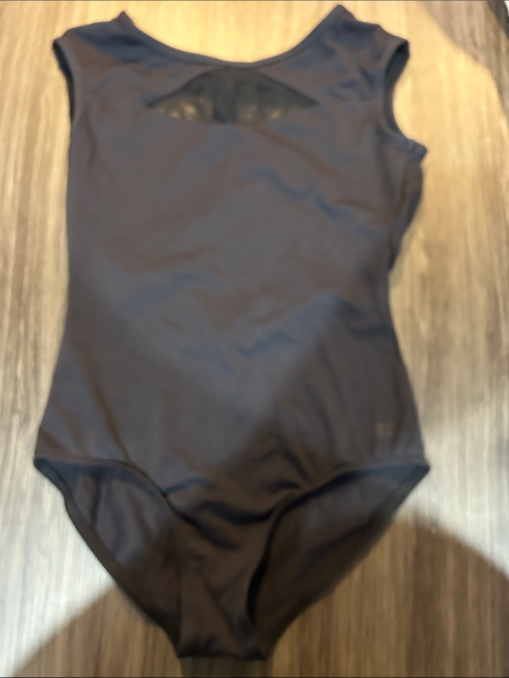 Women's Black Sleeveless Dance Bodysuit